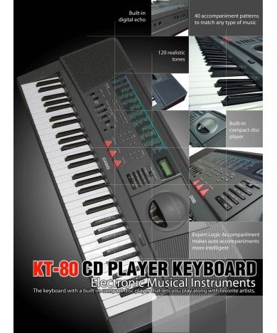 CD Player Keyboard - KT-80 