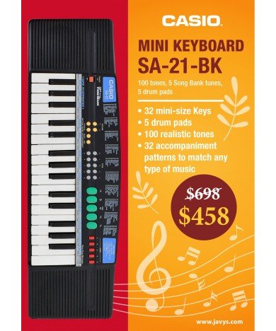 Mini Keyboard - SA-21-BK