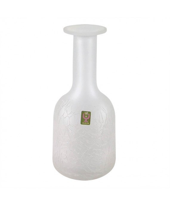 BYRON slim long neck frost vase - BY-991-F