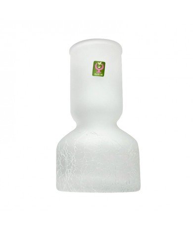 BYRON wide long neck frost vase - BY-992-F