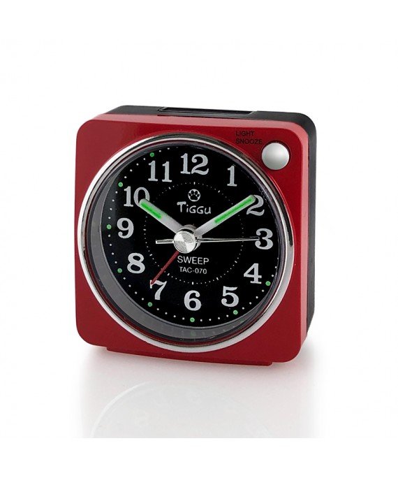 Mini Travel Alarm Clock -  TAC-070-RD
