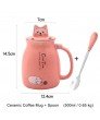 3D Cute Cat Ceramic Coffee Mugs + Phone Holder - TIG-MUG-01-PK