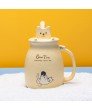 3D Cute Cat Ceramic Coffee Mugs + Phone Holder - TIG-MUG-01-YW