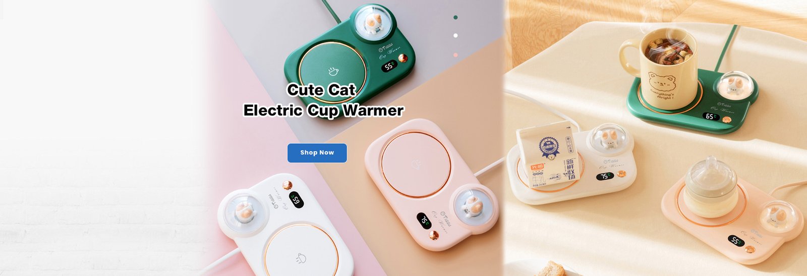 Cute Cat Electric Cup Warmer - JVCW-492