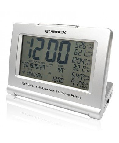 Auto Islamic Azan Clock With Qibla Direction 1000 Cities - TAC-485-SR