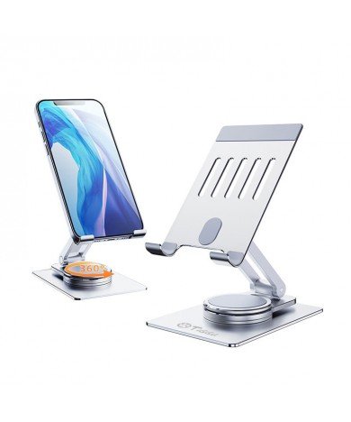 Foldable 360 Rotation Mobile Phone Holder and Tablet Stand - TIG-MS-01P-SR