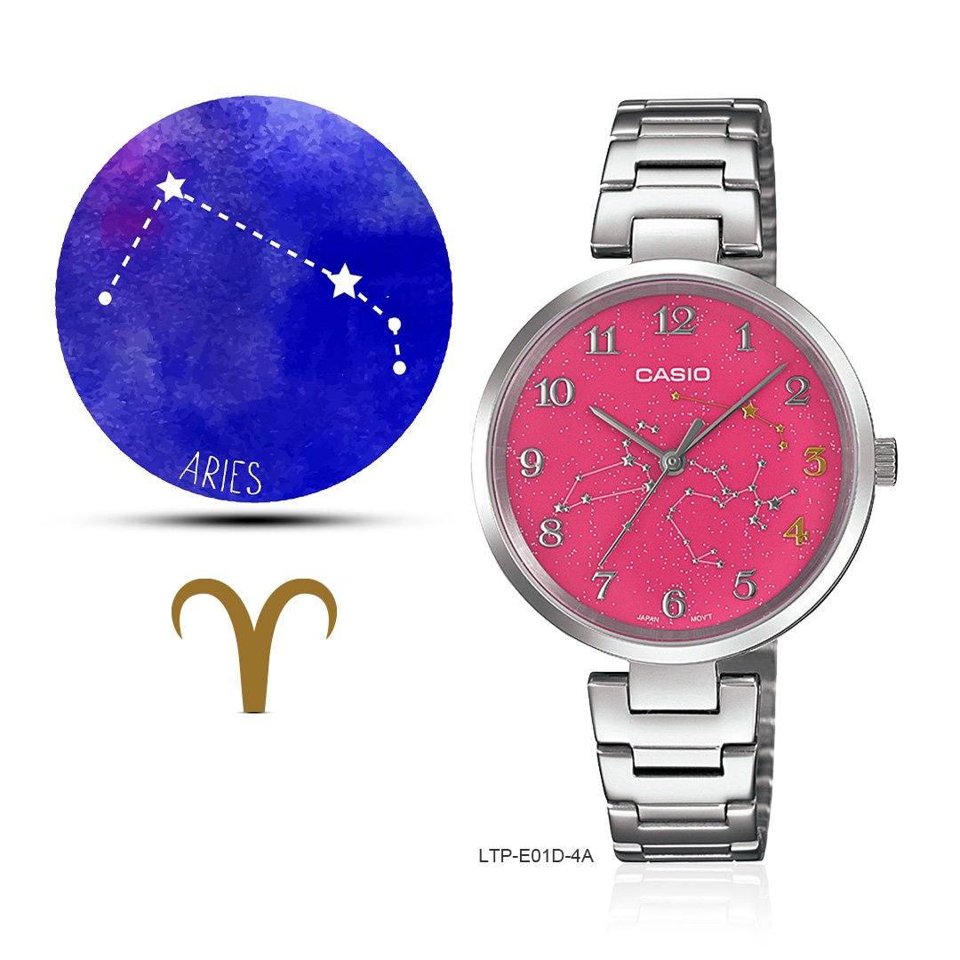 Casio Ladies Women's Analog Watch 12 Zodiac Signs series