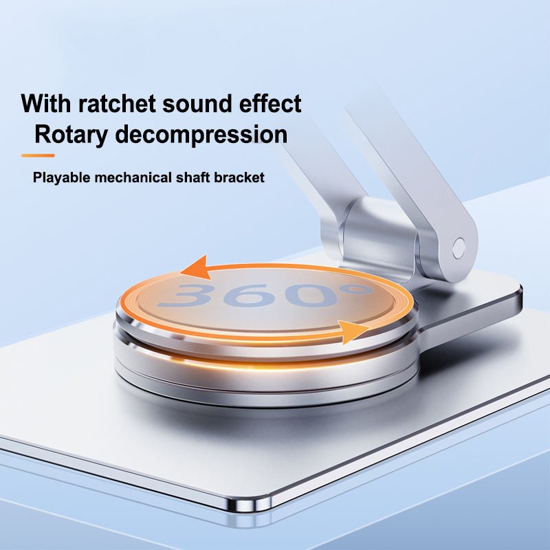 Foldable 360 Rotation Alloy Phone and Tablet Stand