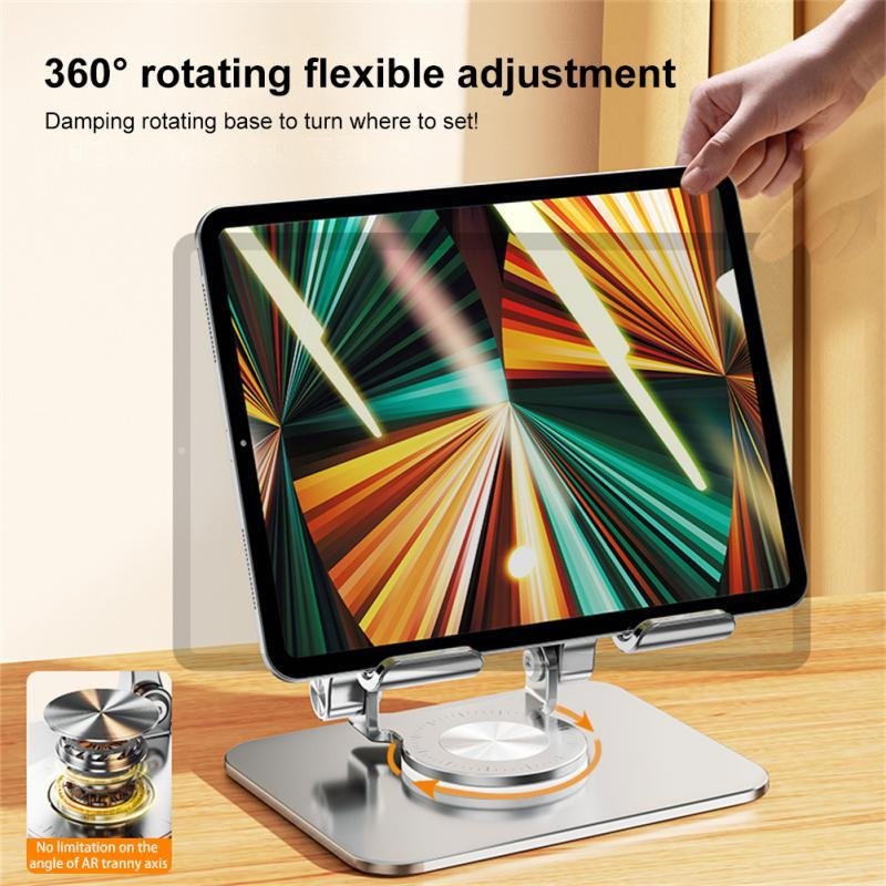 Foldable 360 Rotation Alloy Phone and Tablet Stand